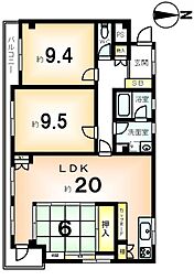 間取図画像 3LDK