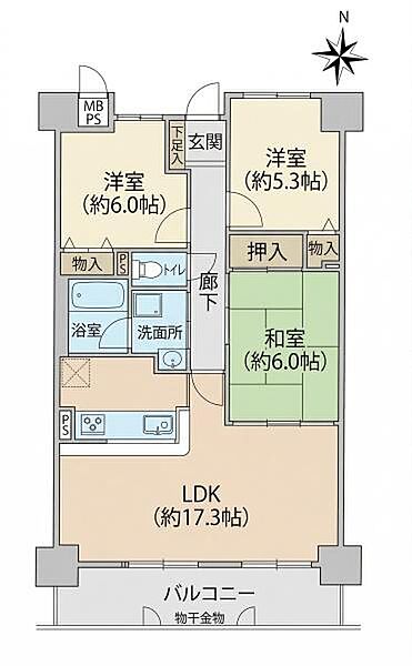 間取り：326000244965