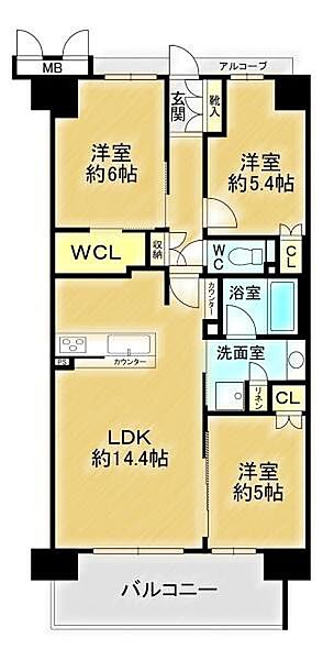 間取り：326000253577