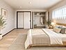 室内：～Private room～  光を採り込みやすい二面採光の居室。陽当たり良好です。（本画像家具はCGで作成、実際に家具の設置はありません）
