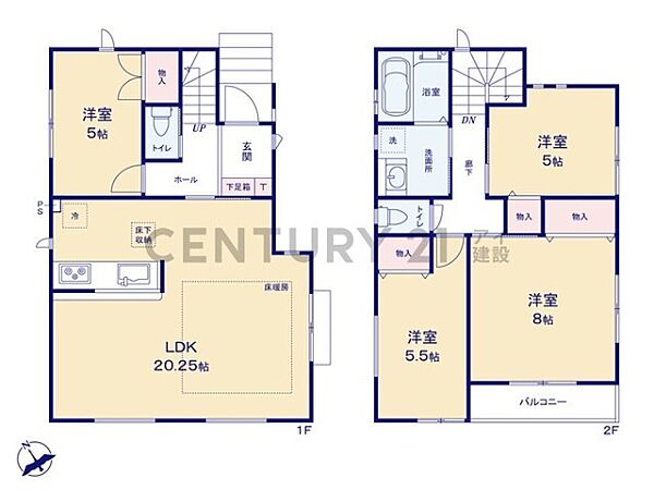 間取りを拡大表示