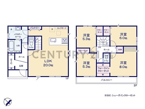 間取りを拡大表示