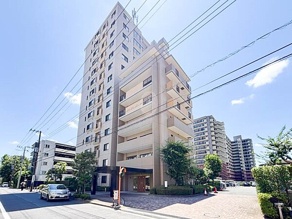 ふりそそぐ陽射しと開放的な空間形成。青空を背景に更なる美しさを醸す佇まい。