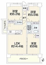 間取図画像 3LDK