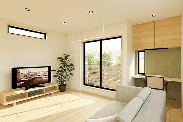 建物完成予想パース（ダイニングキッチン）