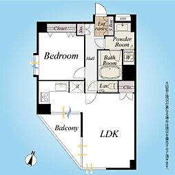 間取図画像 1LDK