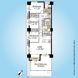 間取図画像 3LDK