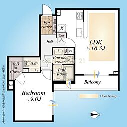 間取図画像 1LDK