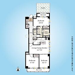 間取図画像 3LDK