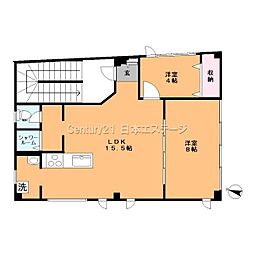 ＯＭＵＳ　ＩＩ 4階2LDKの間取り