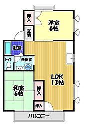 ディアコート小金台　Ｃ棟 2階