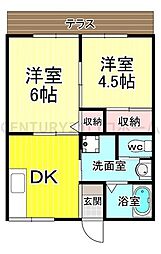 ハイツコトブキ 1階/-