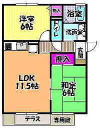 セピアコート　Ｂ棟 1階/-