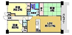 間取図画像 3LDK