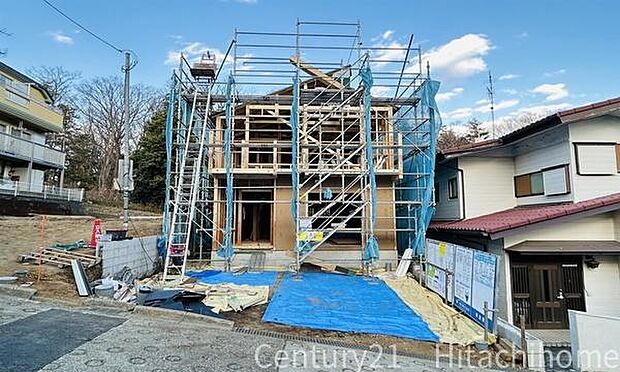 《現地》 青い空と白い雲、気分が晴れる場所がここにあります。
