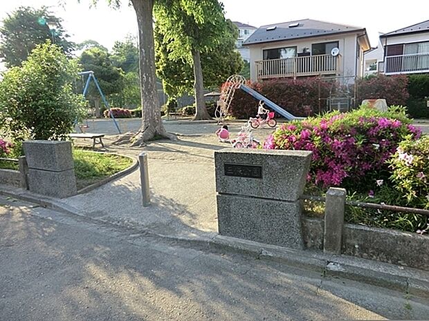 三保公園まで496m、桜、イチョウ、ケヤキがあり、季節を感じられます。近隣には梅田川沿いに設置されている親水休憩施設もあります。