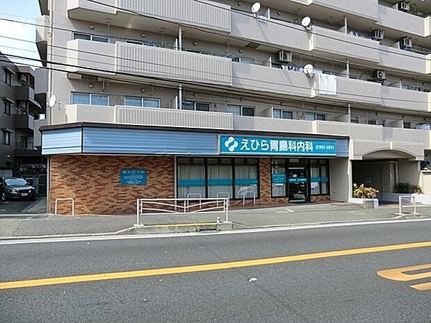 えひら胃腸科内科まで1138m、内科・消化器内科・胃腸内科・外科・皮膚科