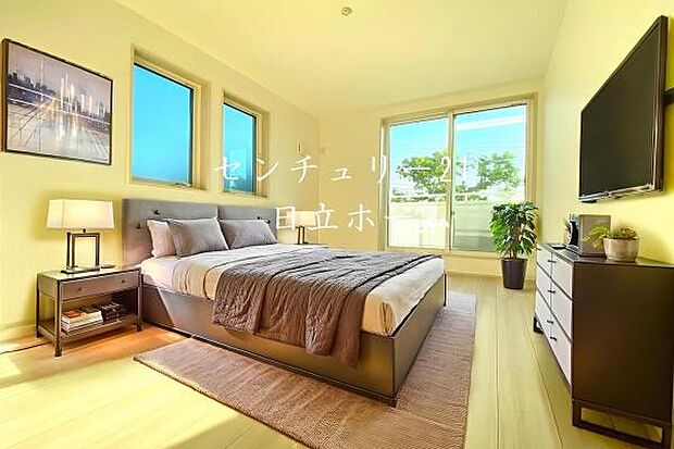 《ベッドルーム》　■本画像はCGで作成しており、実際に現地に家具は置かれておりません。また、価格に家具は含まれておりません。