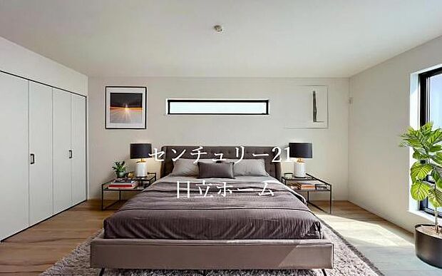 《寝室》 ■本画像はCGで作成しており、実際に現地に家具は置かれておりません。また、価格に家具は含まれておりません。