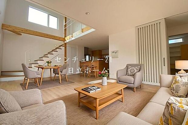 《リビングダイニング》 ■本画像はCGで作成しており、実際に現地に家具は置かれておりません。また、価格に家具は含まれておりません。