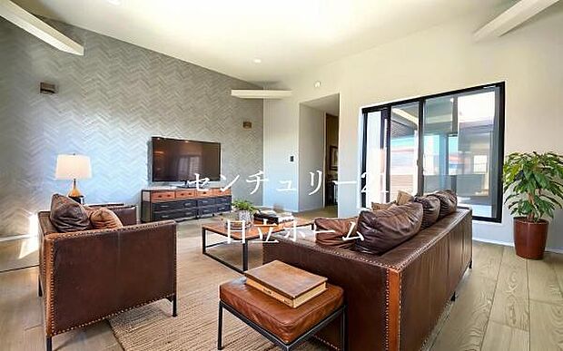 《リビング》　■本画像はCGで作成しており、実際に現地に家具は置かれておりません。また、価格に家具は含まれておりません。