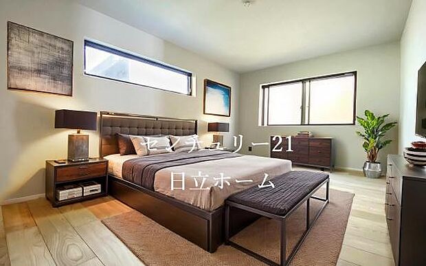 《寝室》　■本画像はCGで作成しており、実際に現地に家具は置かれておりません。また、価格に家具は含まれておりません。