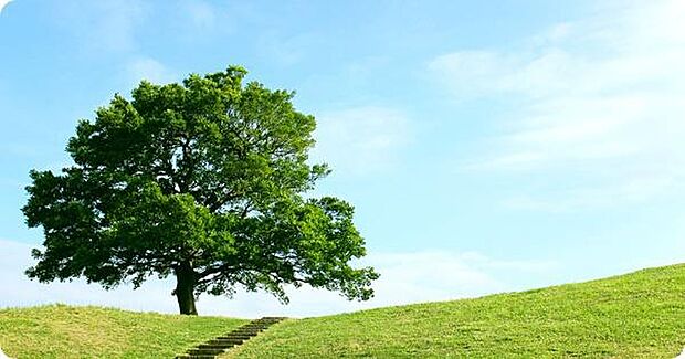 清水ケ丘公園まで730m、屋内温水プールや体育館,テニスコート、運動広場などのスポーツ施設も充実している緑豊かな公園。