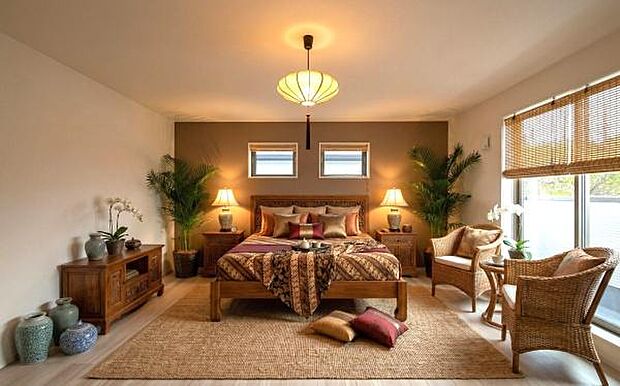 《寝室》　■本画像はCGで作成しており、実際の現地家具はCGにより消去し本画面を作成しております。また、価格に家具は含まれておりません。