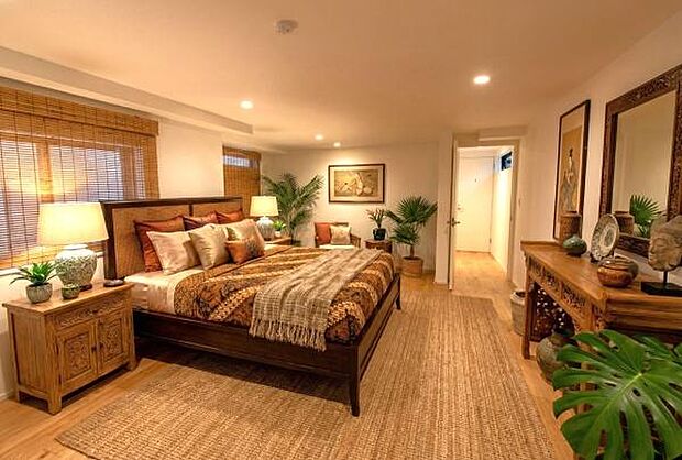 《リビングダイニング　同業者施工例写真》　■明るく開放的なリビングダイニング。本画像は家具や小物の配置をCGで作成しており、実際に現地に家具は置かれておりません。また、価格に家具は含まれておりません。