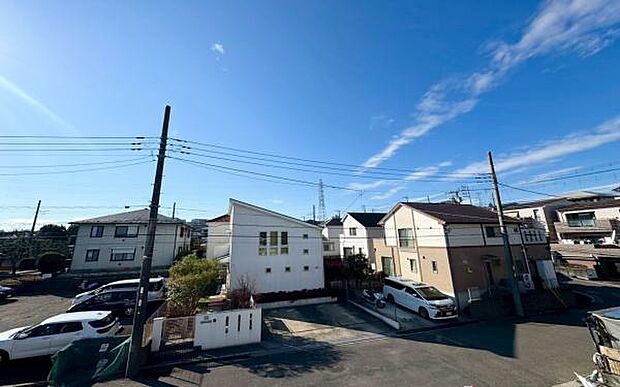 《眺望》　■目の前には気持ちの良い青空が広がります。開放的で開けた空間が望めます。