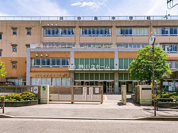 川崎市立川中島中学校まで356m、