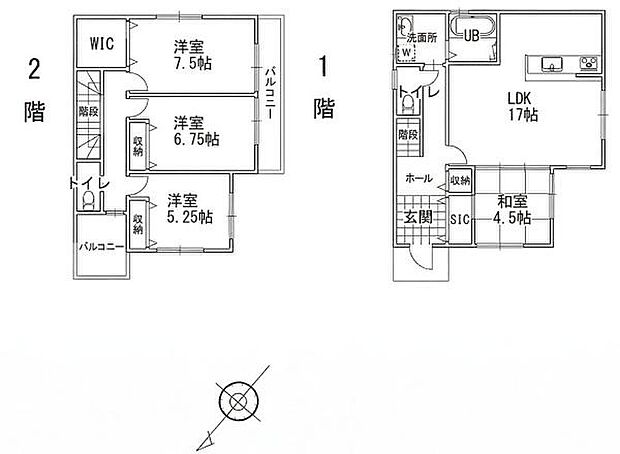 《間取り》■リビング中心の新生活。光を取り入れる明るく開放的な設計で居心地の良い時間を演出します。