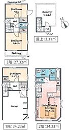 中区本牧町2丁目 全3棟B号棟