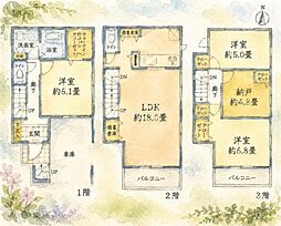 鎌倉市台4丁目 全2棟1号棟
