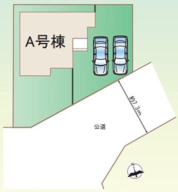高低差が少なく、「クセのない敷地」です!将来的にも費用負担の可能性が低く、【土地=資産】という言葉がしっくりくる物件と感じます。