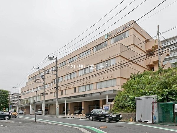 平和病院まで1210m、18の診療科目がある大きな病院があるのは心強いですね。