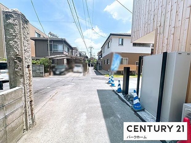 【前面道路】現地前面道路になります！