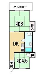 間取図画像 2DK