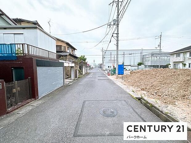 【前面道路】現地前面道路になります！