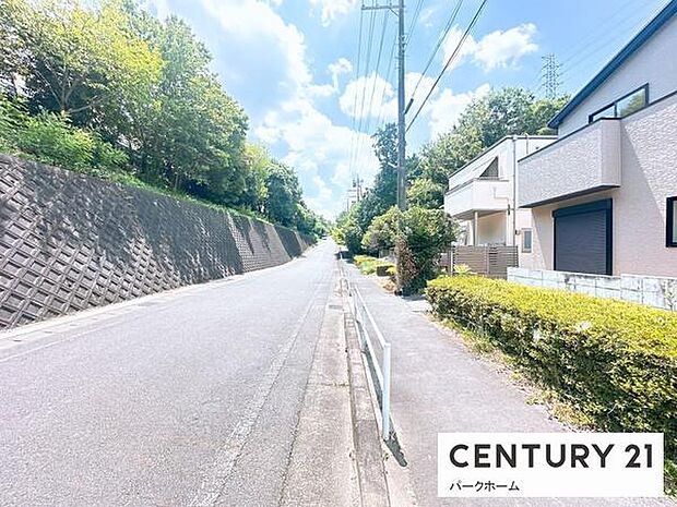 【前面道路】現地の前の道です!