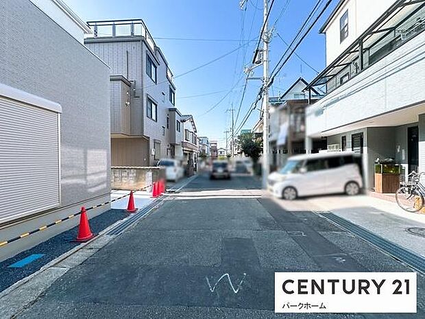 【前面道路】現地の前道道路です!