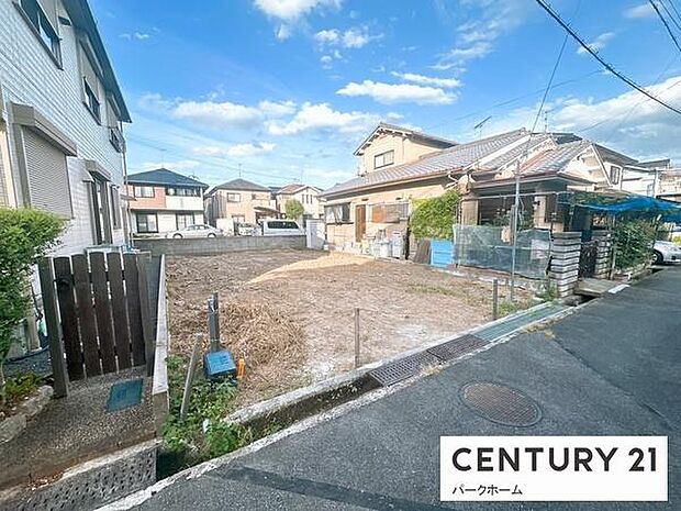 整地済みできれいな区画。騒音少なめの住宅エリアで子育てにも安心の住環境