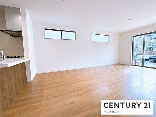 くつろぎと家事を両立する、見渡しの良いLDK