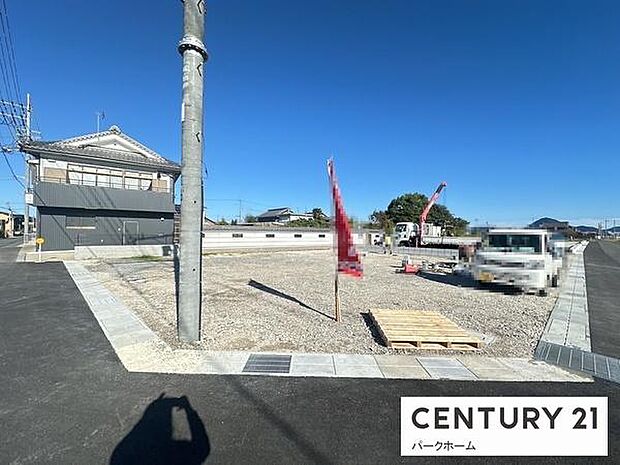 前面間口ひろめで車両転回がしやすい区画