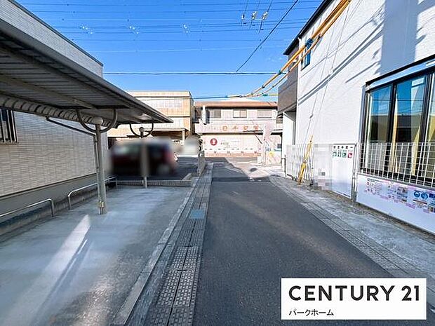 【前面道路】現地の前道道路です！