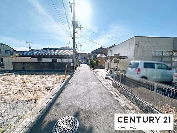 【前面道路】現地の前道道路です！