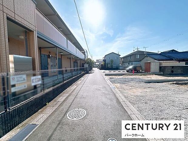 【前面道路】現地の前道道路です！