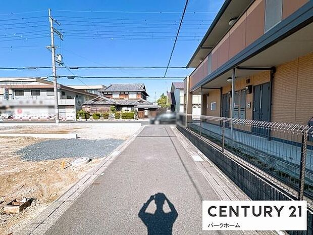 【前面道路】現地の前道道路です!