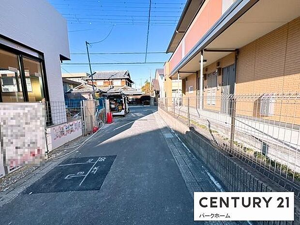 【前面道路】現地前面道路になります！