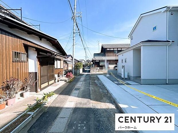 【前面道路】現地の前道道路です！